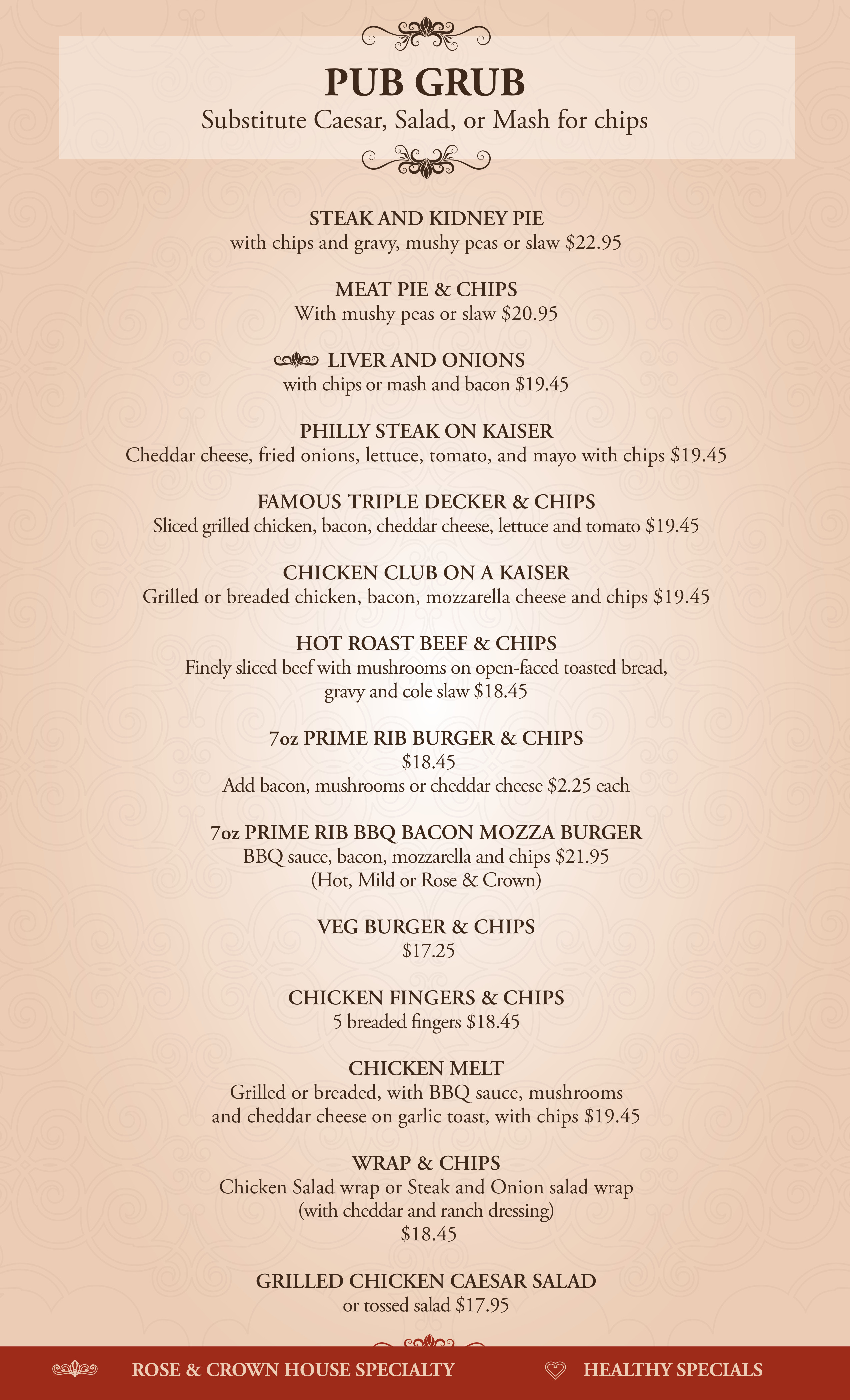 Menu - page 2