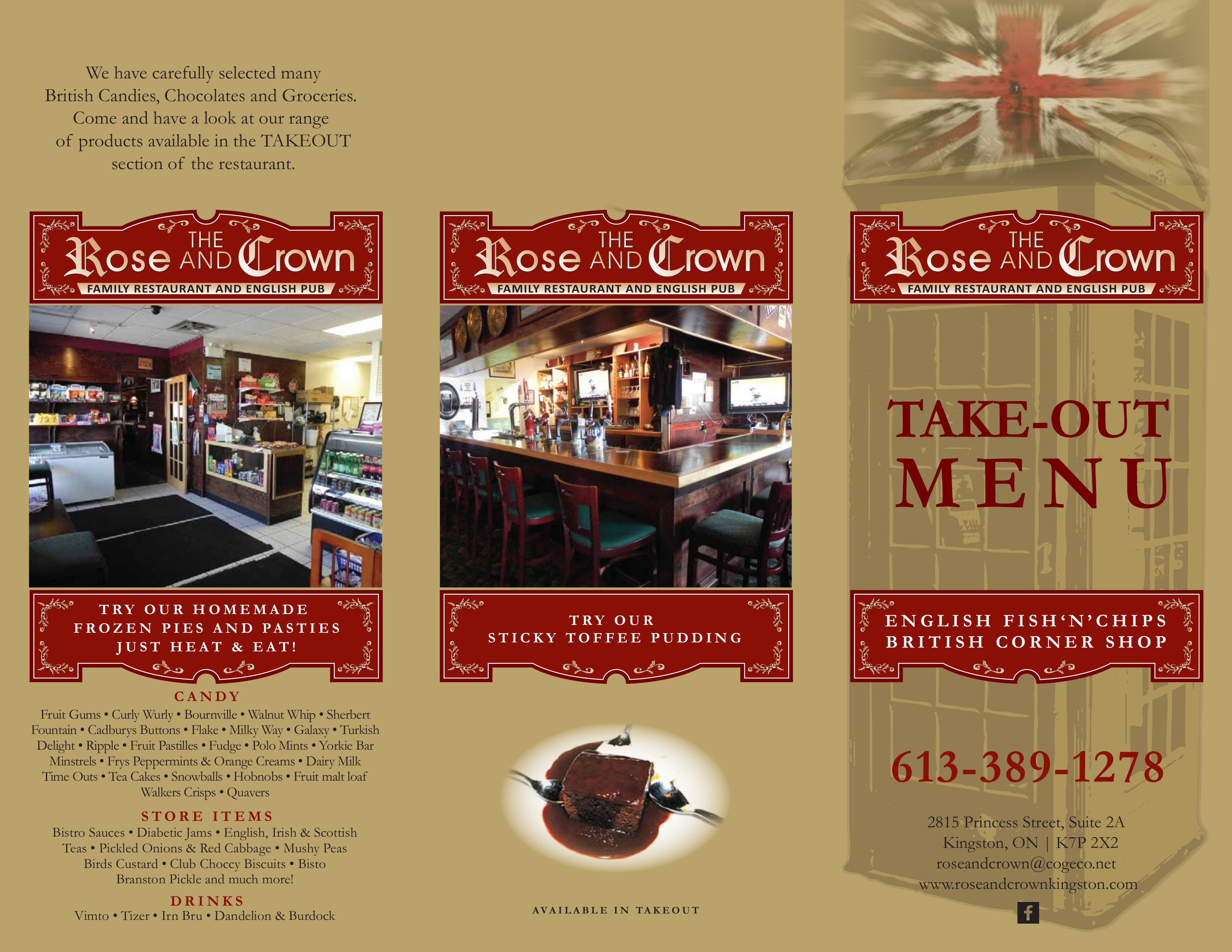 Menu - Take-out - Page 1